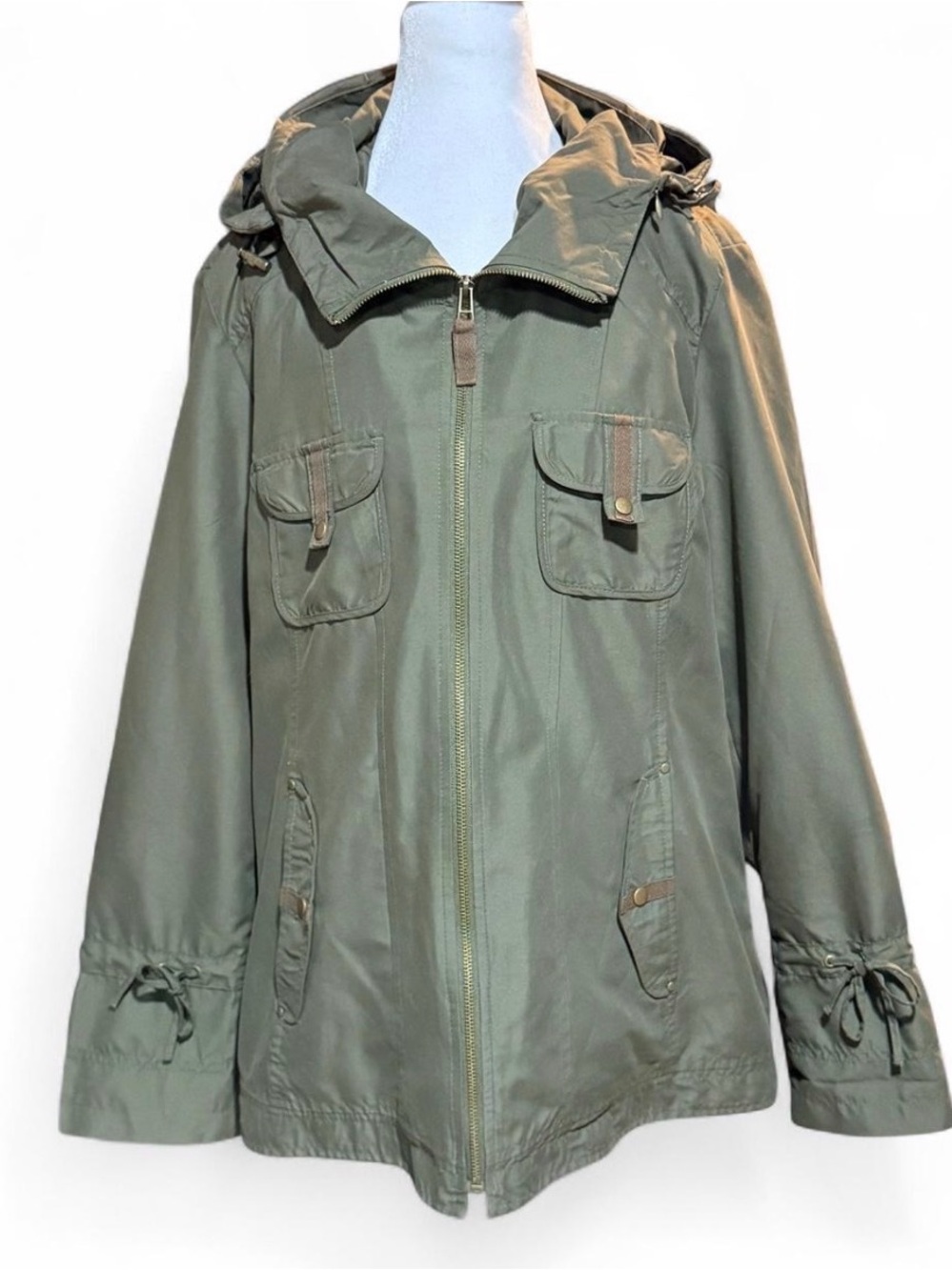Gorpcore Olive Drab Military Utility Field Jacket Extra Large